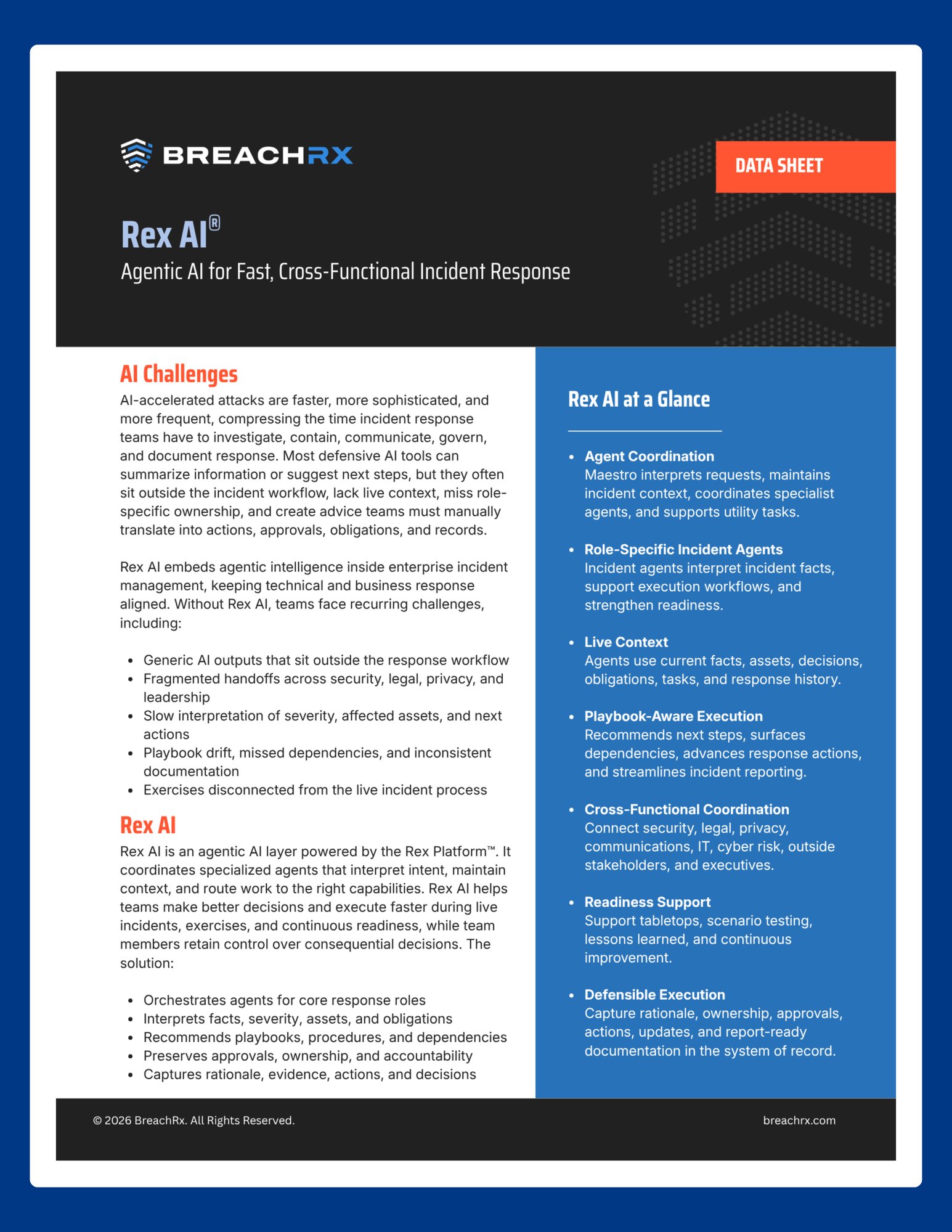 BreachRx Rex AI Datasheet Thumbnail