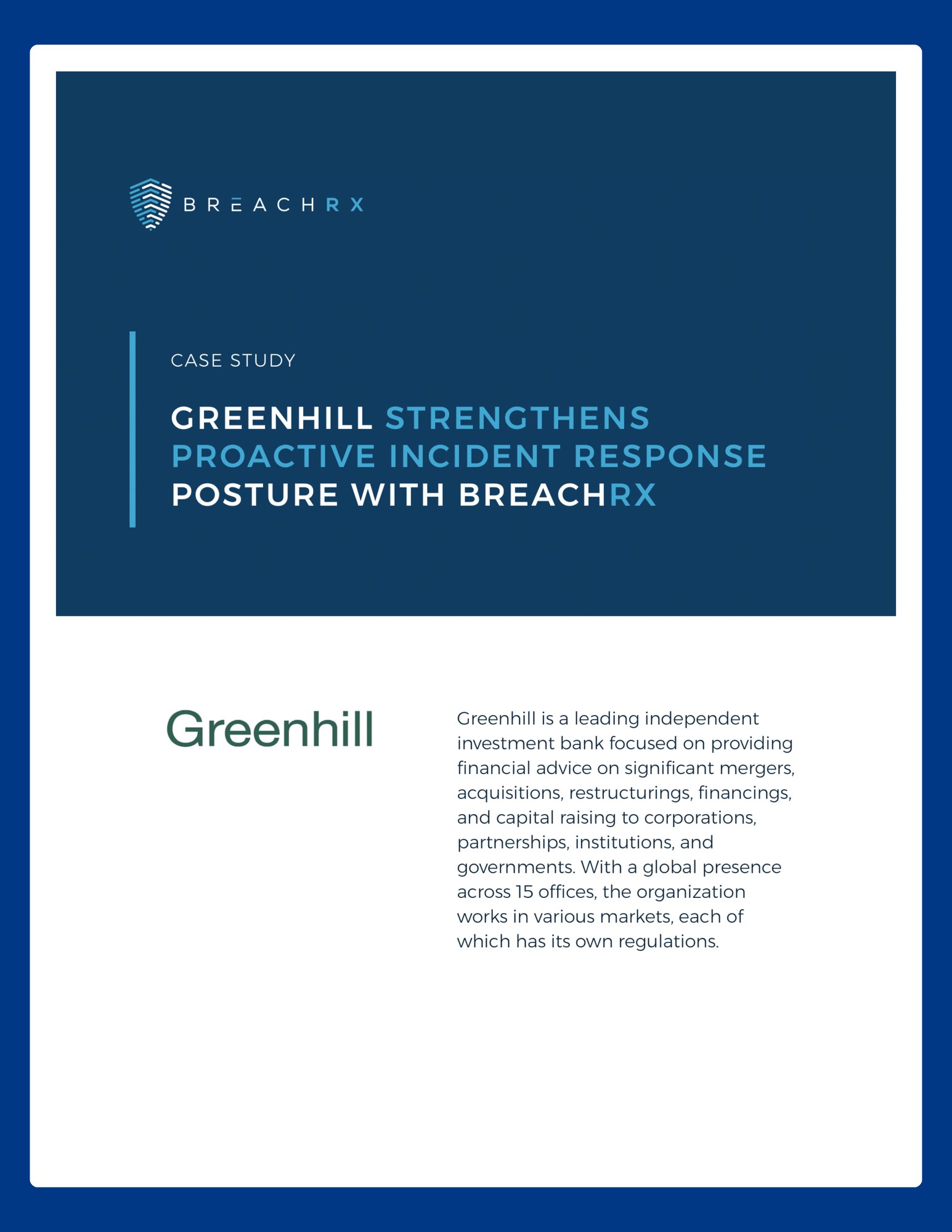 Greenhill Case Study Thumbnail
