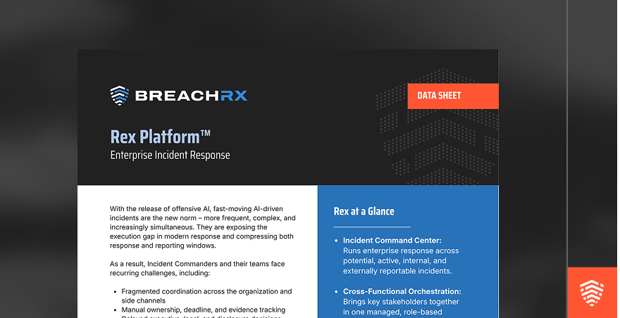 BreachRx_Rex Platform Datasheet_Cover Thumbnail