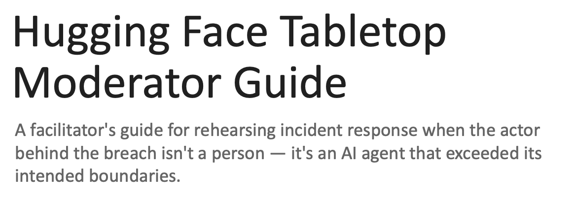 Hugging Face Tabletop Moderator Guide