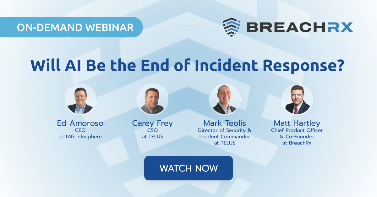 Webinar: Will AI Be the End of Incident Response?